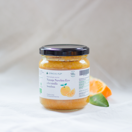 Organic navelina orange extra jam