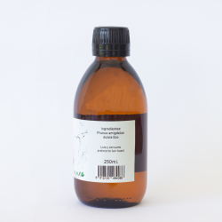 Organic sweet almond oil 250 ml.